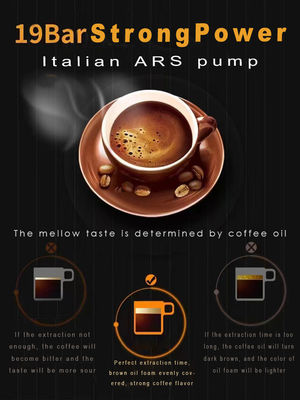 220V Voltage Home Espresso Coffee Maker with Automatic Power and Stainless Steel Tank