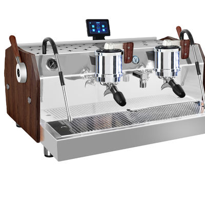 Electric 220 Dual Boilers Espresso Coffee Machine Commercial Double-head Coffee Maker