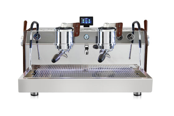 Electric 220 Dual Boilers Espresso Coffee Machine Commercial Double-head Coffee Maker
