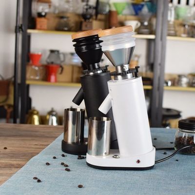 Private Mold 40mm Conical Burr Coffee Bean Grinder Electric Espresso Grinder With Press Air Jet