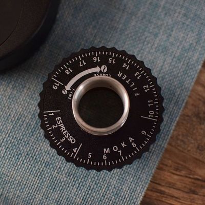 Private Mold 40mm Conical Burr Coffee Bean Grinder Electric Espresso Grinder With Press Air Jet