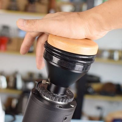 Private Mold 40mm Conical Burr Coffee Bean Grinder Electric Espresso Grinder With Press Air Jet