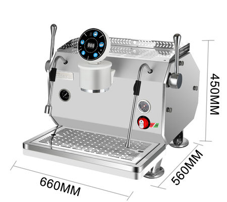 Commercial Espresso Single Group Coffee Maker With Touch Control 220V Voltage