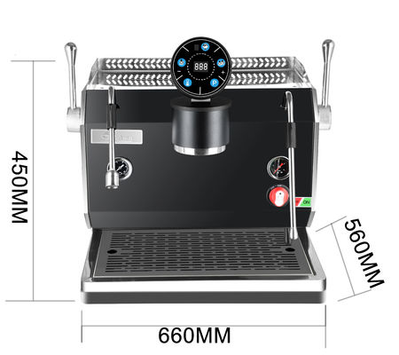 Commercial Espresso Single Group Coffee Maker With Touch Control 220V Voltage