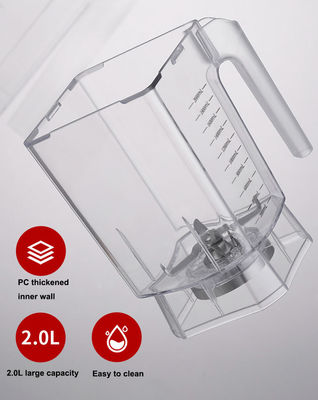220V Low Voice Electric Household Mixer 1500Ml Power Blender Mixer for Ice Drink and Juice