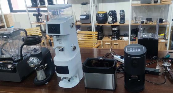 Professional Electric Coffee Portafilter Cleaner Automatic Espresso Knock Box
