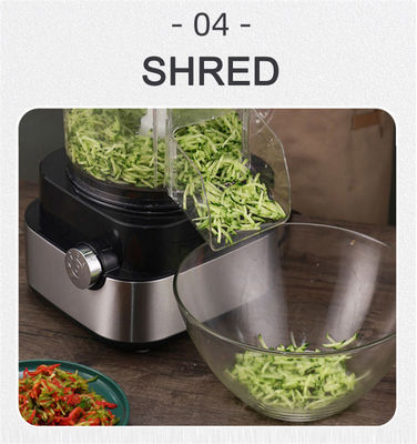 Convenient Commercial Vegetable Cutting Machine with Lid and PC Stainless Steel Housing