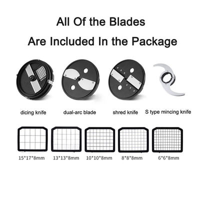 304 Stainless Steel Blade Multifunctional Electric Cutter for Commercial Dicing Needs