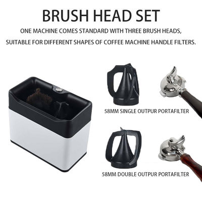 Easy-to- 58mm Automatic Coffee Handle Cleaner for Espresso Coffee Portafilter Grounds