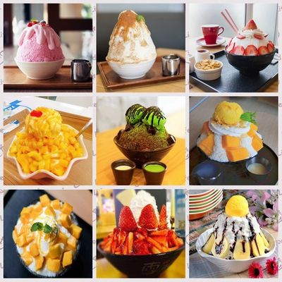 Related to Raw Materials Bingsu Shave Ice Snow Machine with Low Noise Compressor
