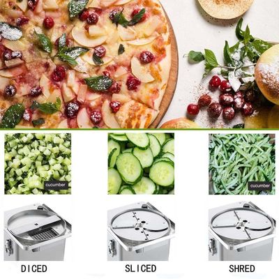 Stainless Steel Fruit Vegetable Chopper 3 In 1 Mandoline Slicer for Commercial Kitchen