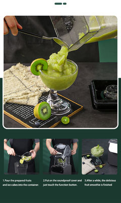 DIY Commercial Blender Multi-purpose Low Noise Smoothie Blender with Programmable Loops
