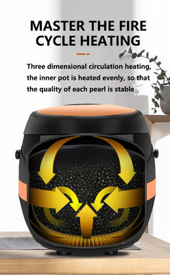 Commercial Tapioca Pearl Cooker 8L Fully Automatic Boba Milk Tea with App-Controlled