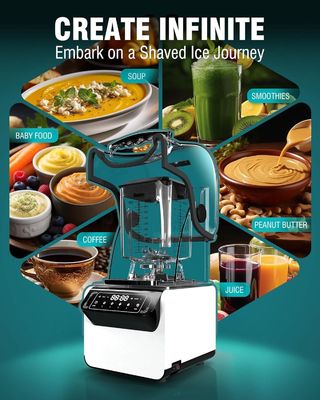 Coffee Shop Professional Equipment Powerful Smoothie Blender With Soundproof Cover