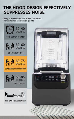 2.5HP Blender 220V Professional Ice Crusher Blender With Smart Programmable DIY Loop