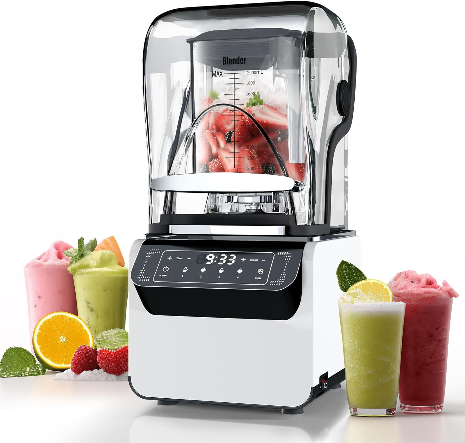 Coffee Shop Professional Equipment Powerful Smoothie Blender With ...